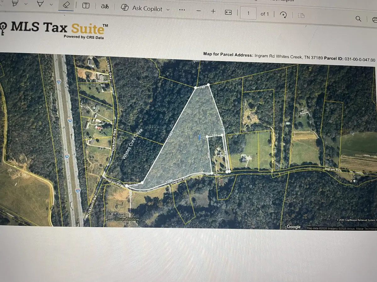 0 Ingram Rd, Whites Creek, TN 37189 - #1