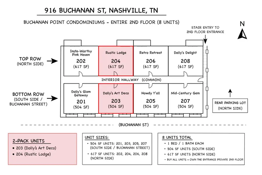 916 Buchanan St #204, 203, Nashville, TN 37208 - #3