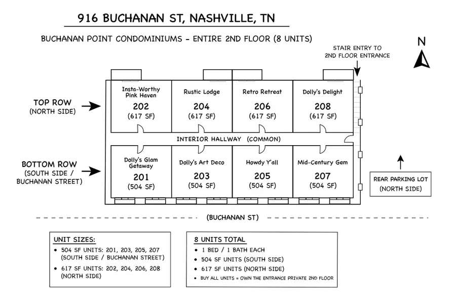 916 Buchanan St #201 - 208, Nashville, TN 37208 - #3