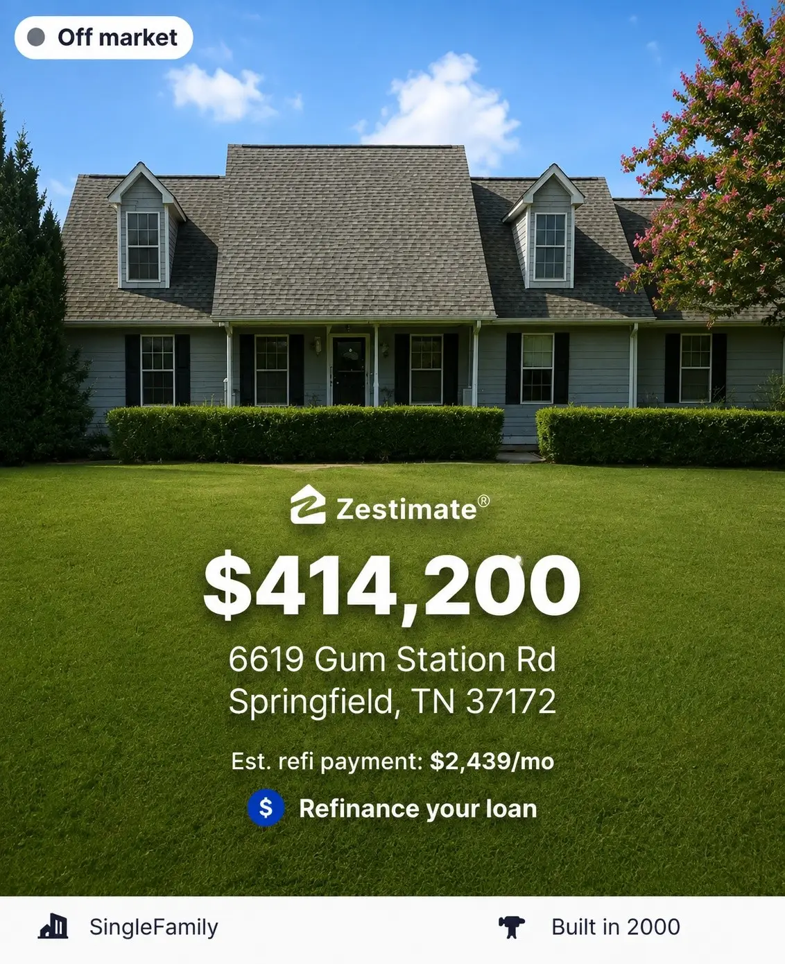 6619 Gum Station Rd, Springfield, TN 37172 - #1