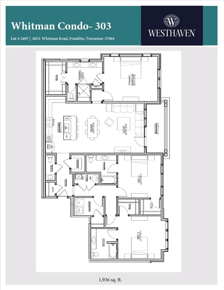 6031 Whitman Road #303, Franklin, TN 37064 - #2