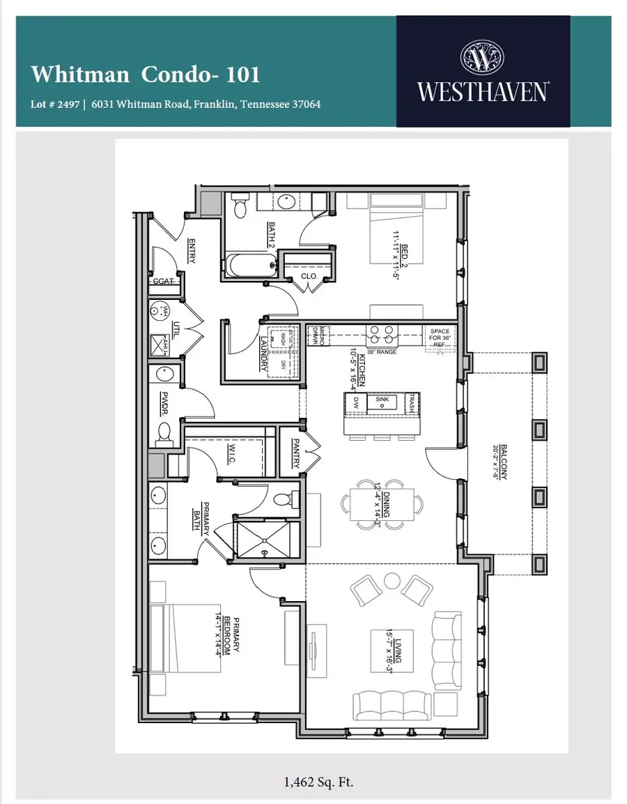 6031 Whitman Road #101, Franklin, TN 37064 - #2