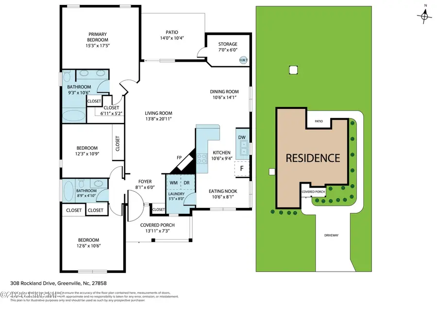 308 Rockland Drive, Greenville, NC 27858 - #2