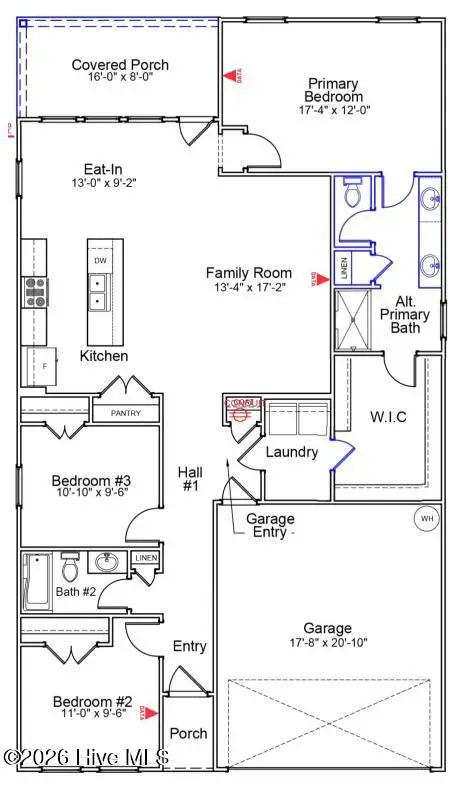 604 Hicks Court, Sneads Ferry, NC 28460 - #2