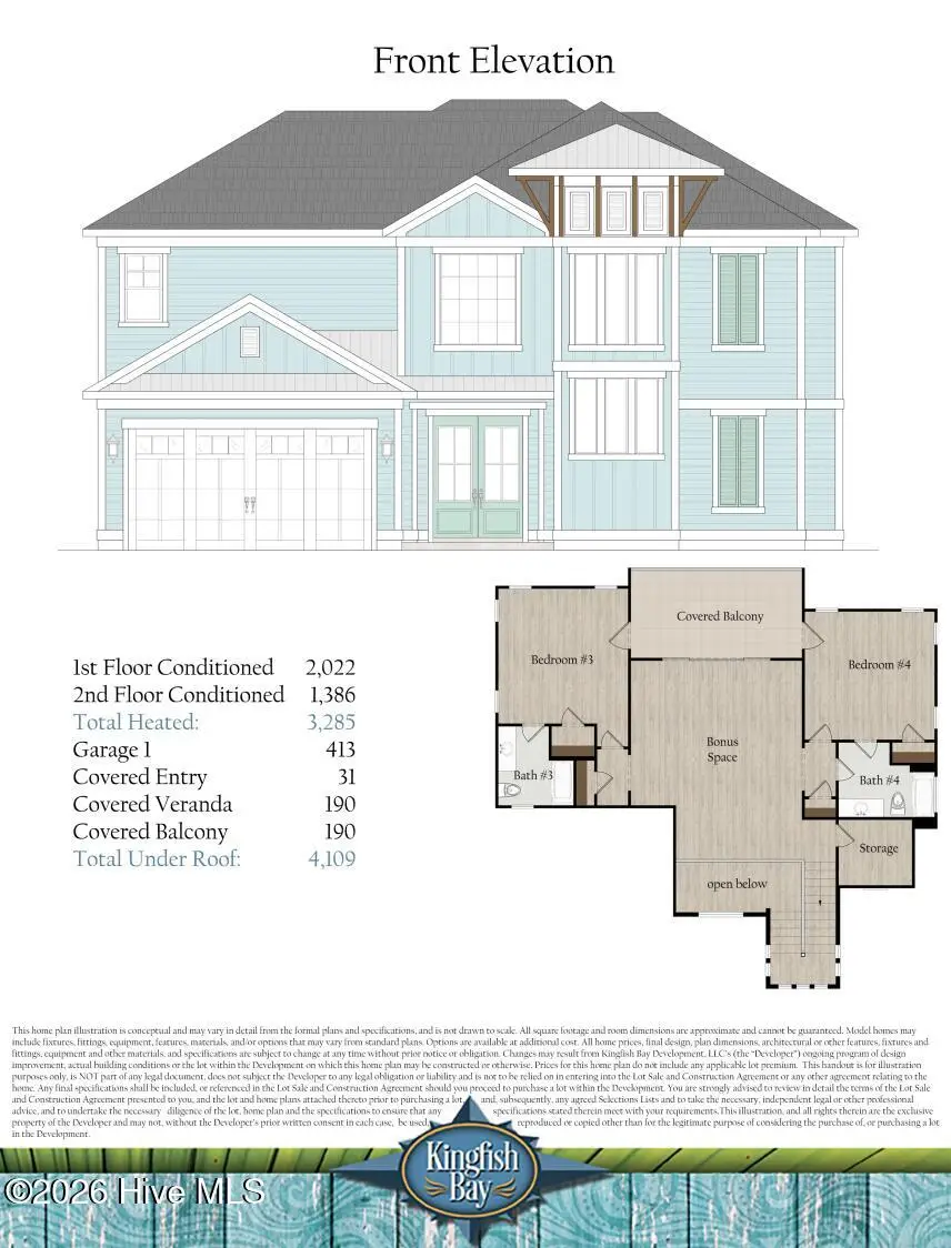 2096 Manor Parc Drive, Calabash, NC 28467 - #3