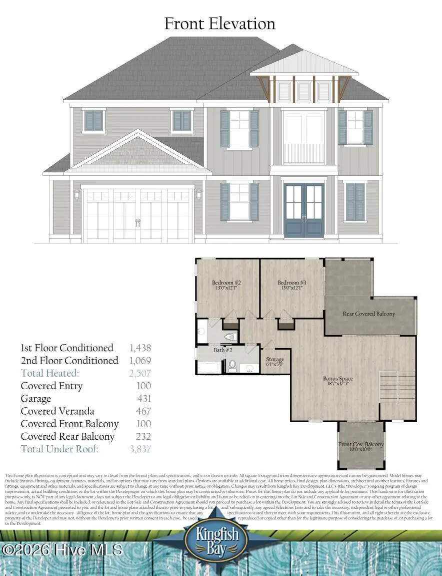 2092 Manor Parc Drive, Calabash, NC 28467 - #3