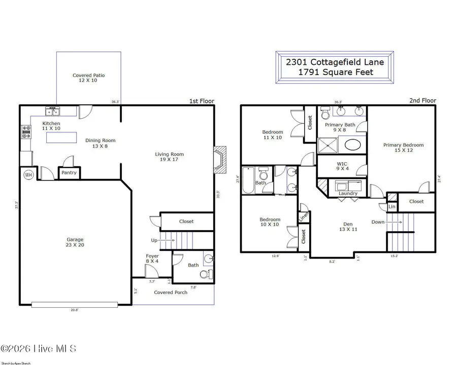 2301 Cottagefield Lane, Leland, NC 28451 - #2