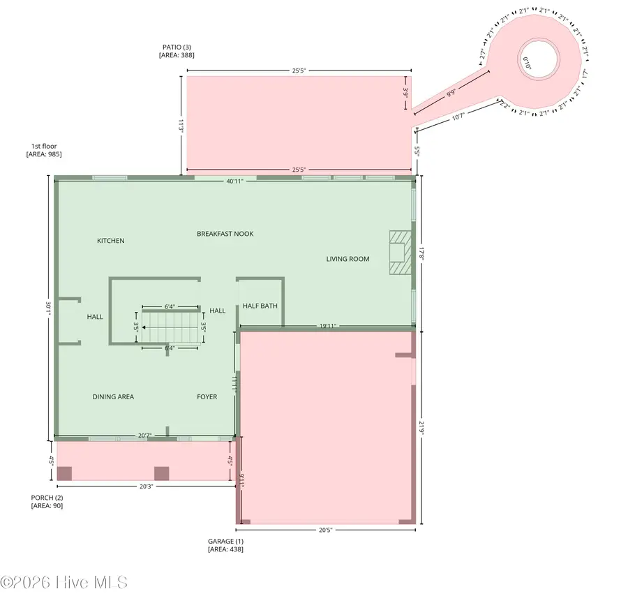 303 Merrick Way, Hubert, NC 28539 - #2