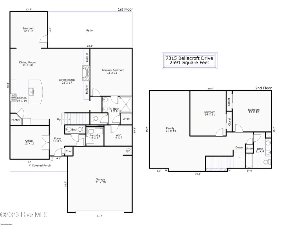 4342 Peeble Drive, Wilmington, NC 28412 - #3