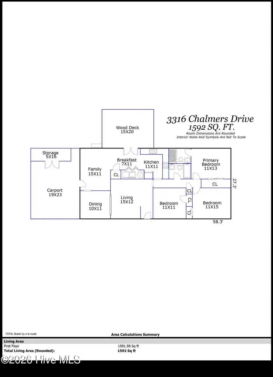 3316 Chalmers Drive, Wilmington, NC 28409 - #2