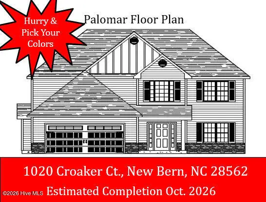 1020 Croaker Court, New Bern, NC 28562 - #1