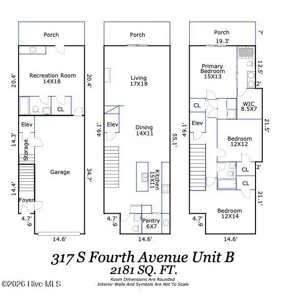 317 S Fourth Avenue #B, Kure Beach, NC 28449 - #2