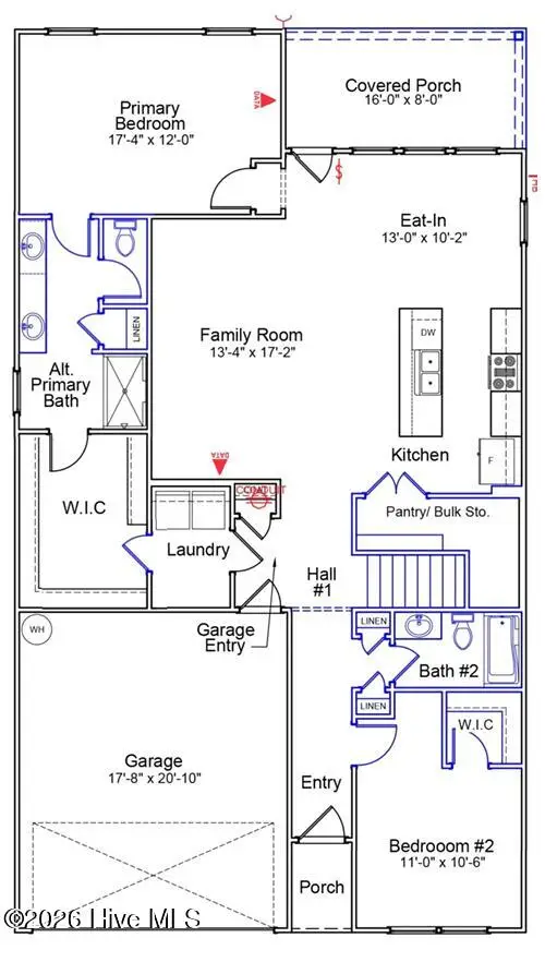 851 Schoolfield Drive, Sneads Ferry, NC 28460 - #2