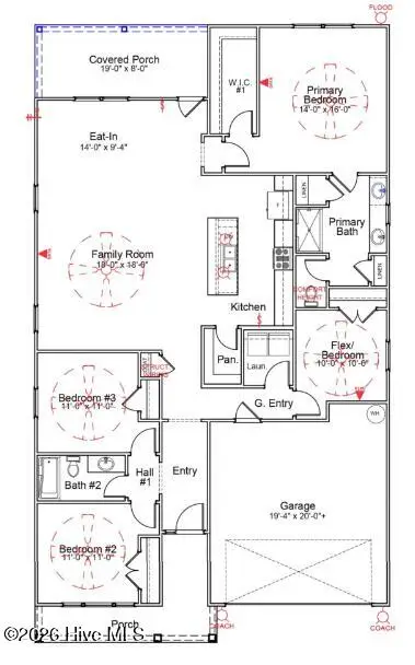 1541 Rodanthe Avenue, Castle Hayne, NC 28429 - #2