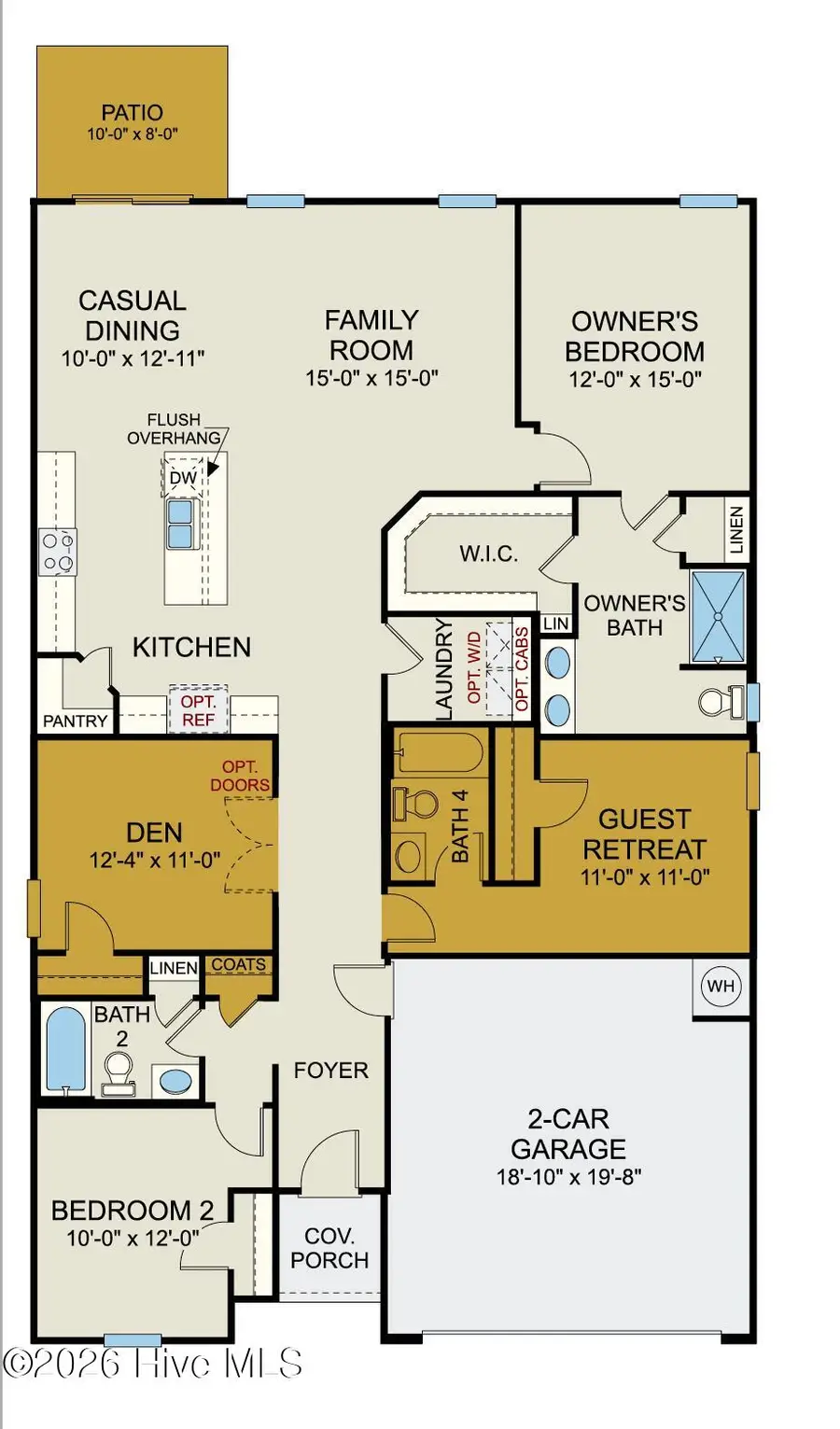 152 N Squires Run Lane, Jacksonville, NC 28546 - #3