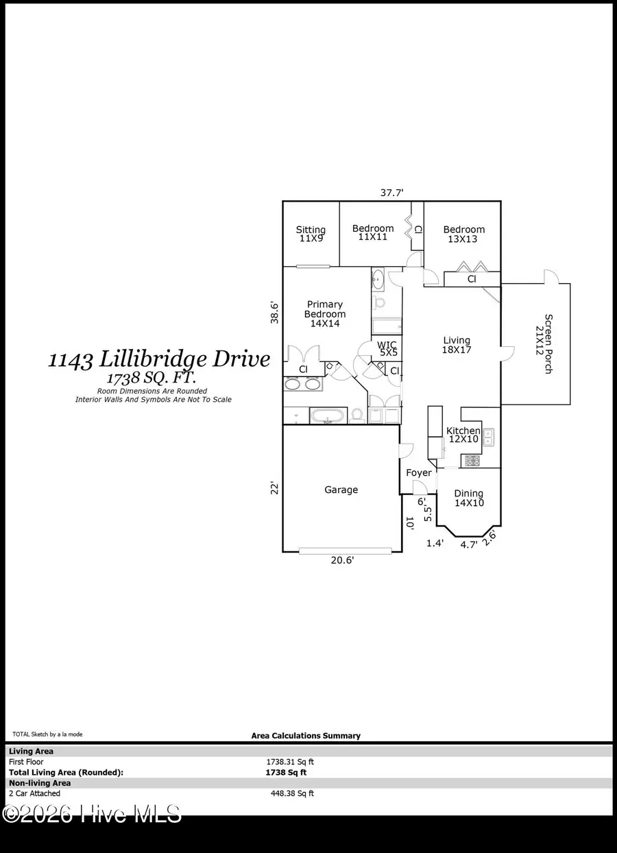 1143 Lillibridge Drive, Leland, NC 28451 - #2
