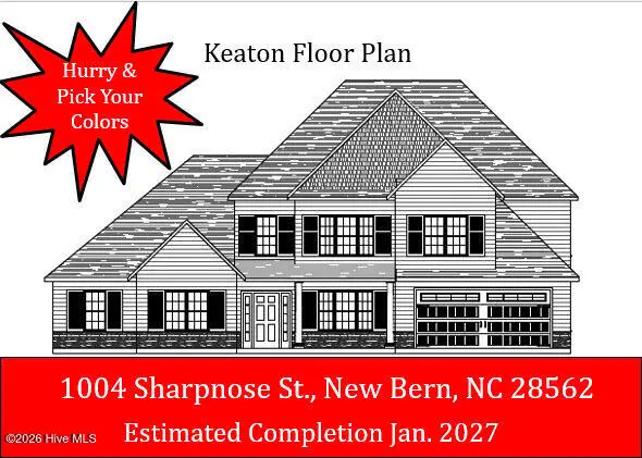 1004 Sharpnose Street, New Bern, NC 28562 - #1