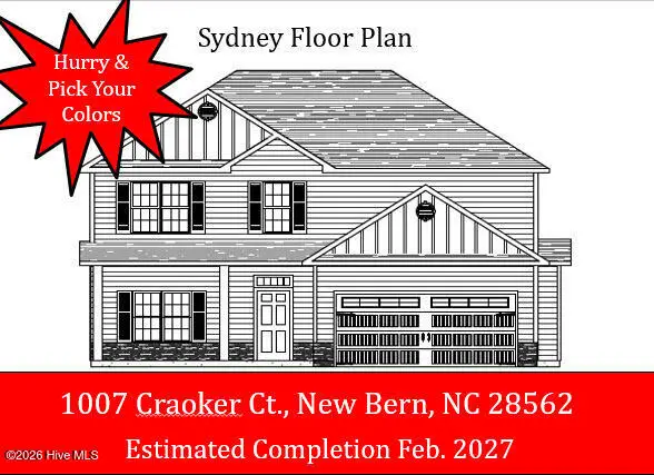 1007 Croaker Court, New Bern, NC 28562