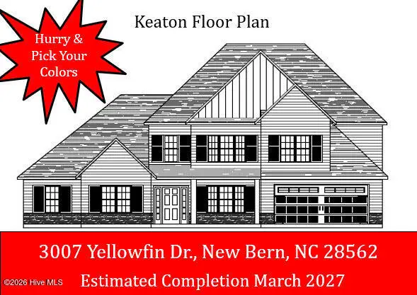3007 Yellowfin Drive, New Bern, NC 28562