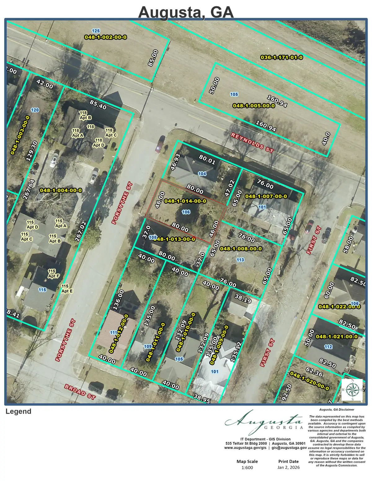 106 Forsythe Street, Augusta, GA 30901 - #1