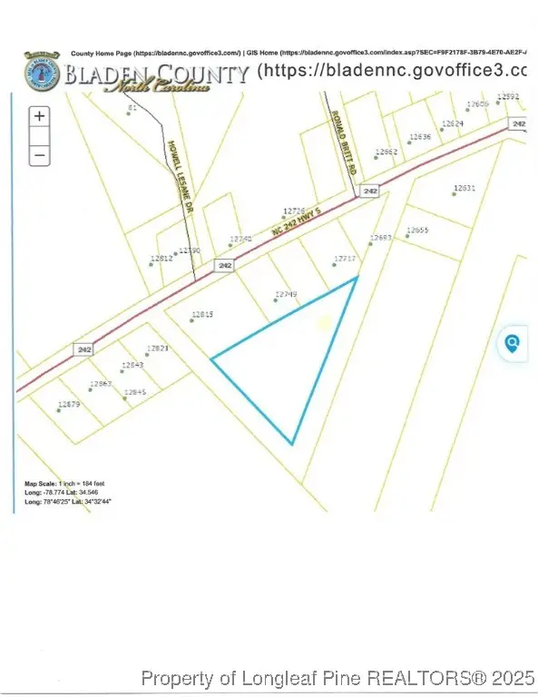 Off Nc 242 Hwy S., Bladenboro, NC 28320