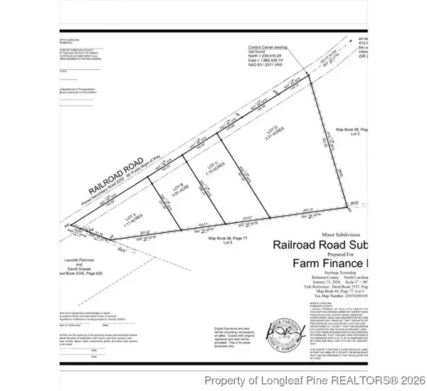 Lot C Railroad Road, Orrum, NC 28369