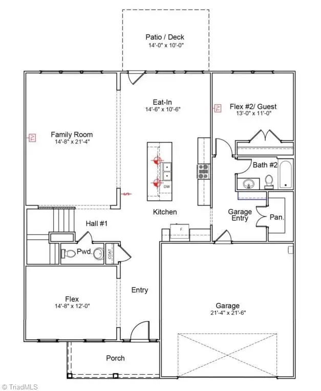 3011 Bayou Street, Graham, NC 27253 - #2