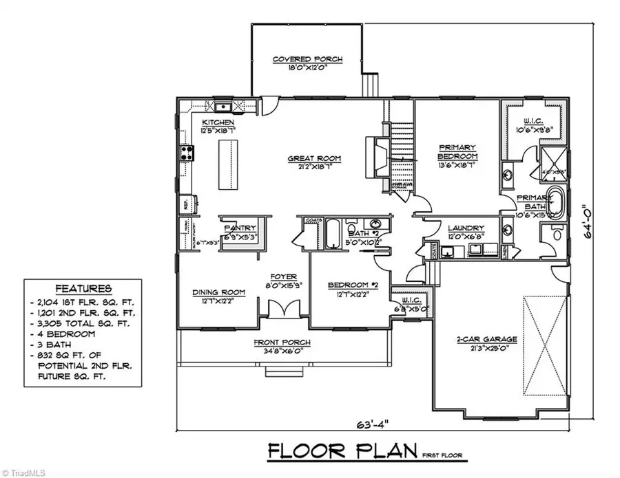 3107 Fairgrove Trace, Browns Summit, NC 27214 - #2