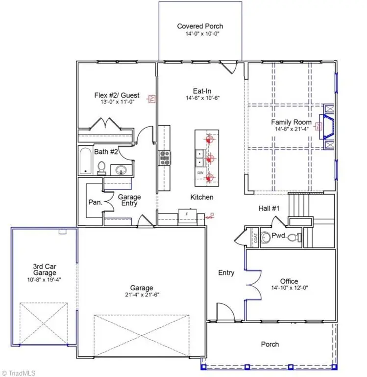 1312 Creek Knoll Drive, Lewisville, NC 27023 - #2