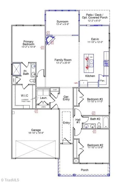 3022 Bayou Street, Graham, NC 27253 - #3