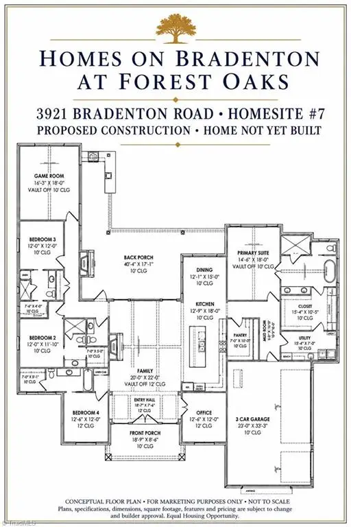 3921 Bradenton Drive, Greensboro, NC 27406 - #2