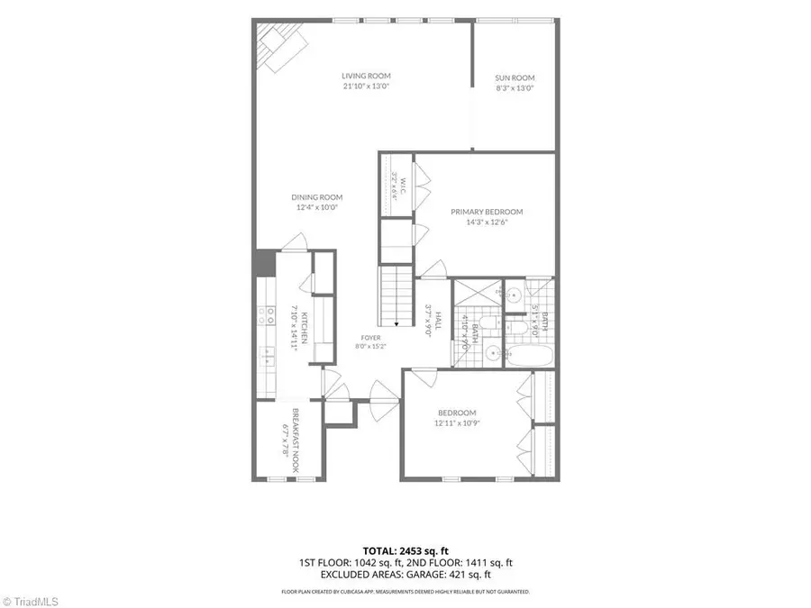 2544 Tantelon Place, Winston Salem, NC 27127 - #2