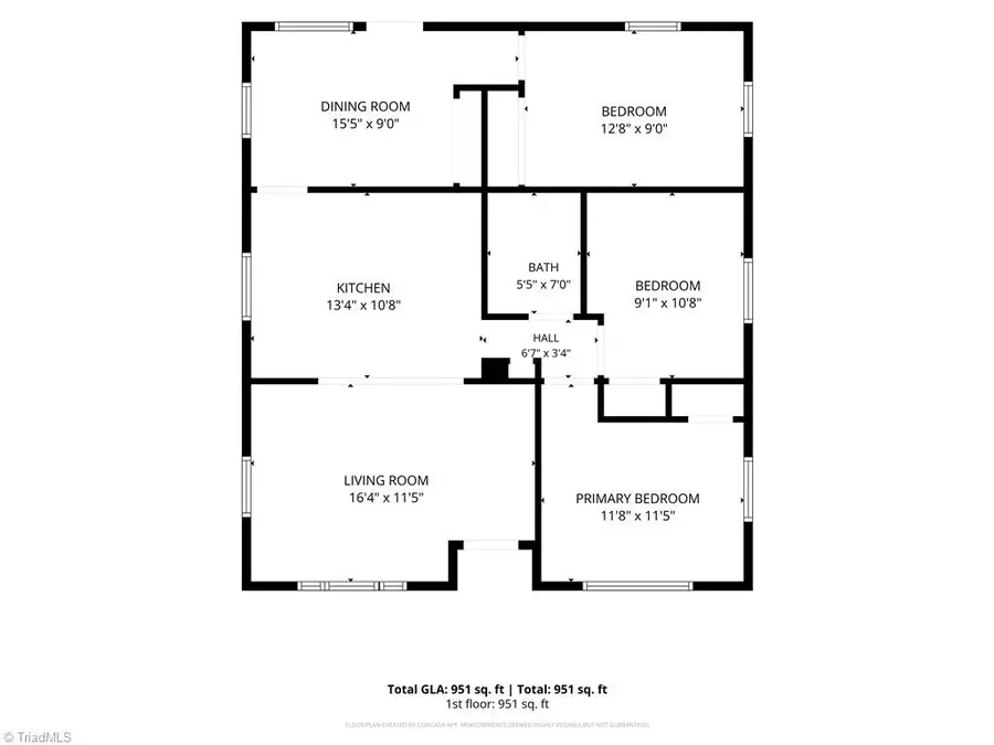 107 Dillon Street, Winston Salem, NC 27107 - #2