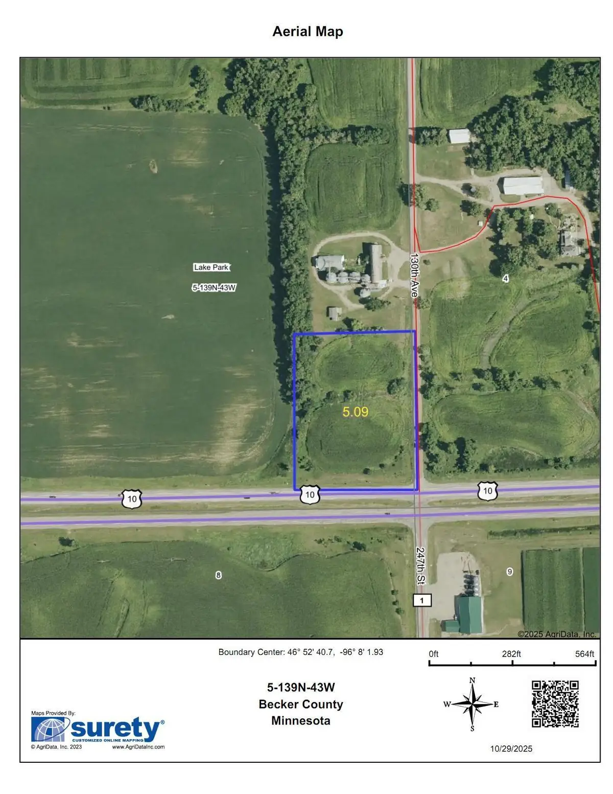 Hwy 10 130th Avenue, Lake Park, MN 56554 - #1