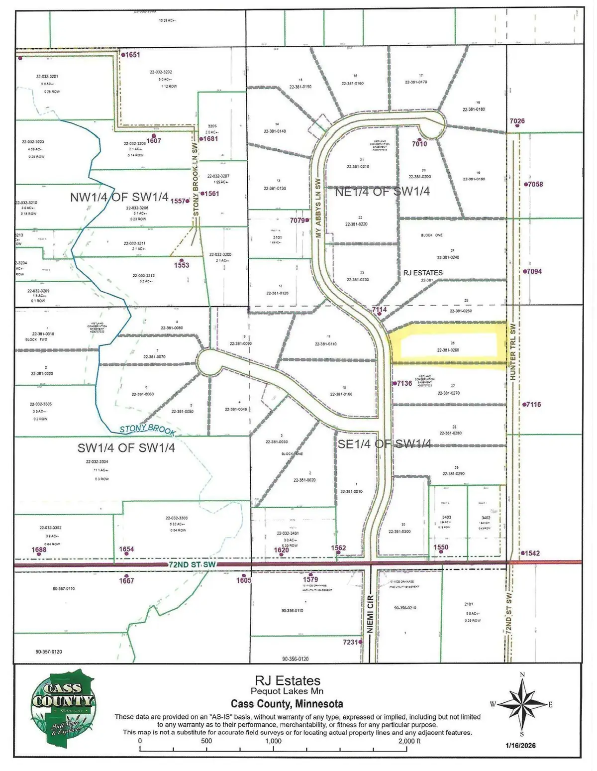 TBD X26 My Abbys Way Lane Sw, Pequot Lakes, MN 56472 - Image #1