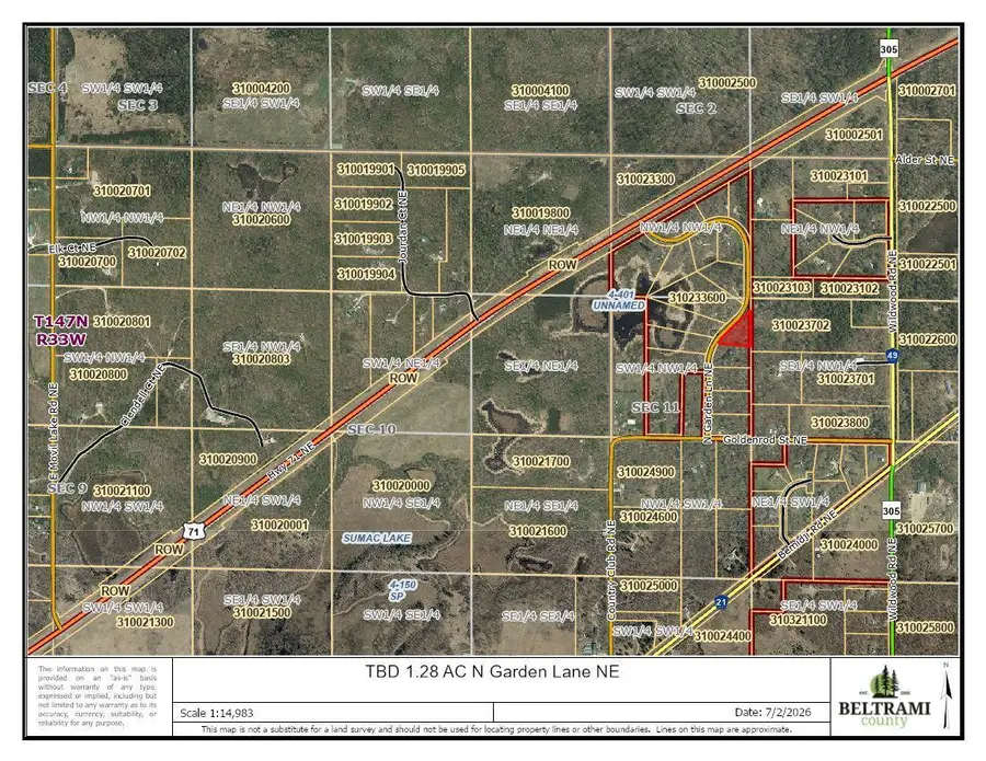 TBD 1.28ac N Garden Lane Ne, Bemidji, MN 56601 - #2