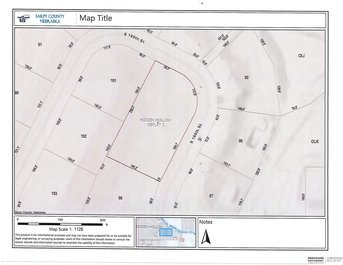 Lot 1 Hidden Hollow Replat 3 Street, Melia Forest City, NE 68022-0000 - Image #1