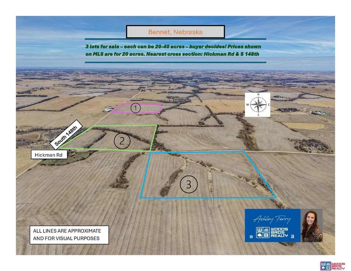 NoSitus Lot 3 - 20 Acres, Bennet, NE 68317 - #1