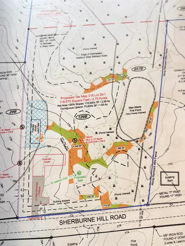 Map 218 Lot29-1 Sherburne hill Road, Northwood, NH 03261