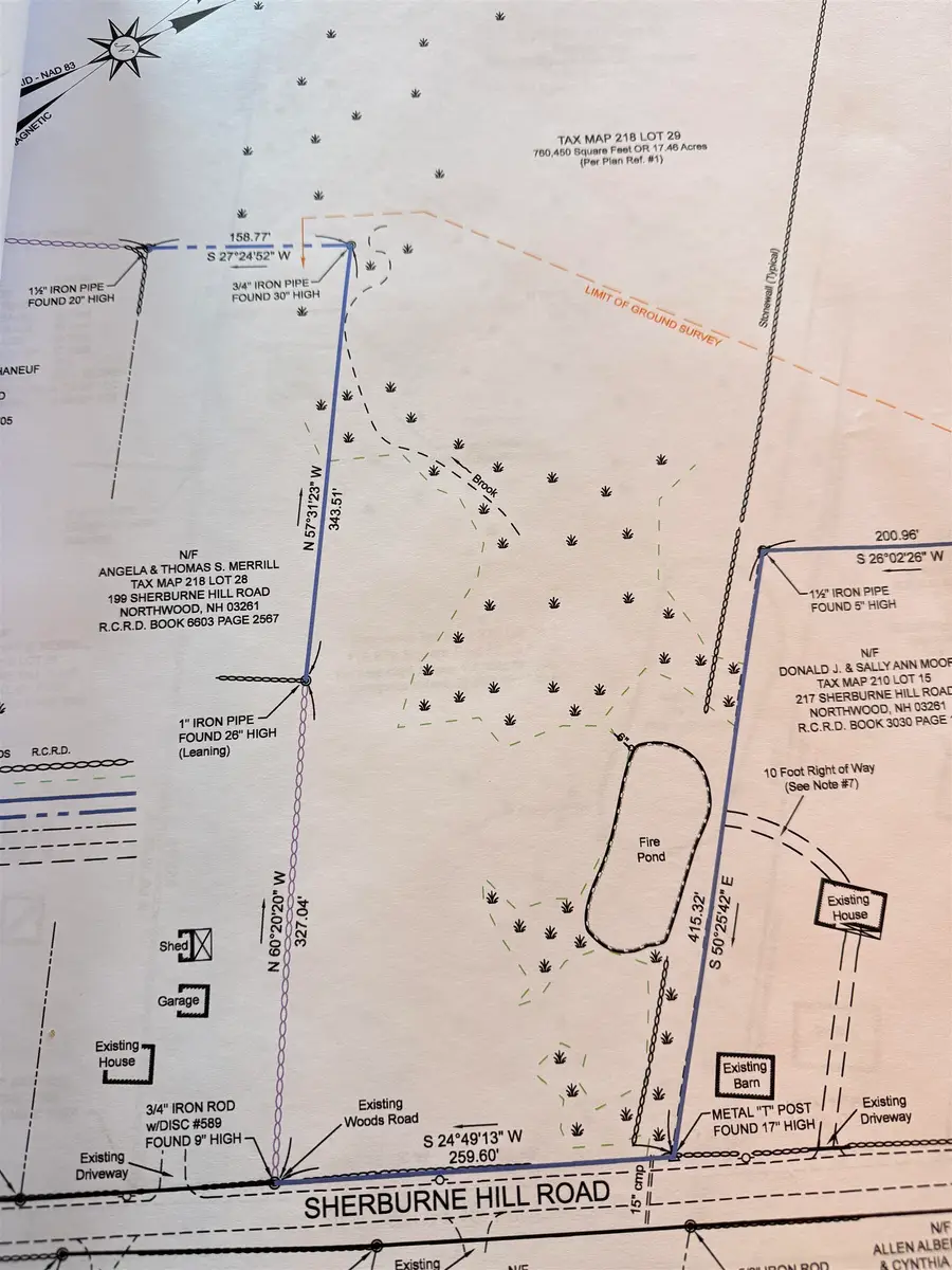 Map 218 Lot29-1 Sherburne hill Road, Northwood, NH 03261 - #3