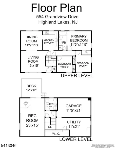 554 Grandview Dr, Highland Lakes, NJ 07422 - #2