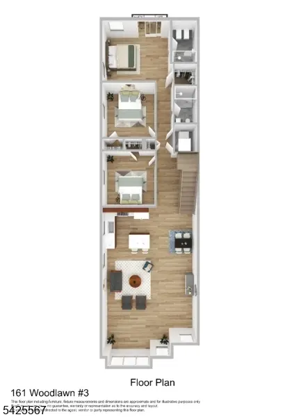 161 Woodlawn Ave #3, Jersey City, NJ 07305