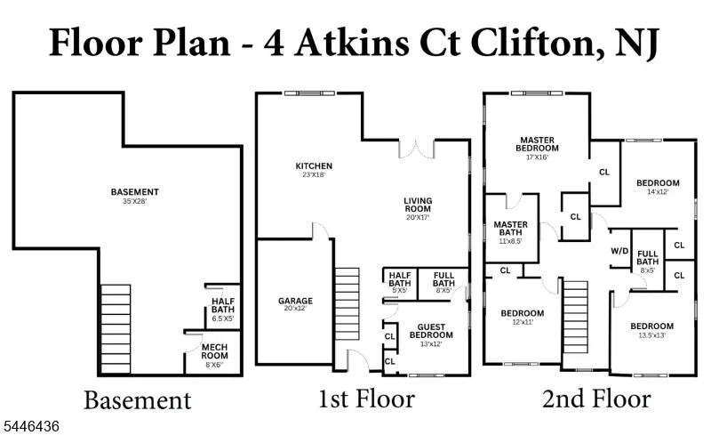 4 Atkins Ct, Clifton, NJ 07013 - #2