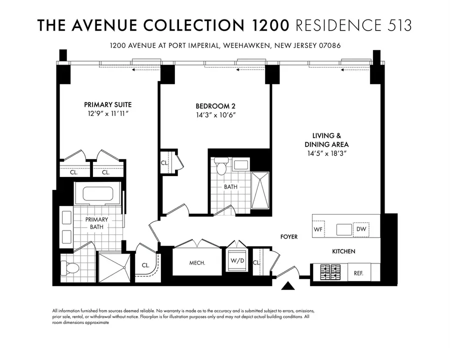 1200 AVENUE AT PORT IMPERIAL #513, Weehawken, NJ 07086 - #3
