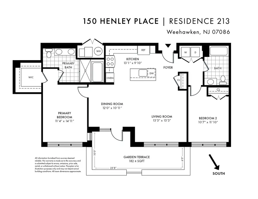 150 HENLEY PL #213, Weehawken, NJ 07086 - #2