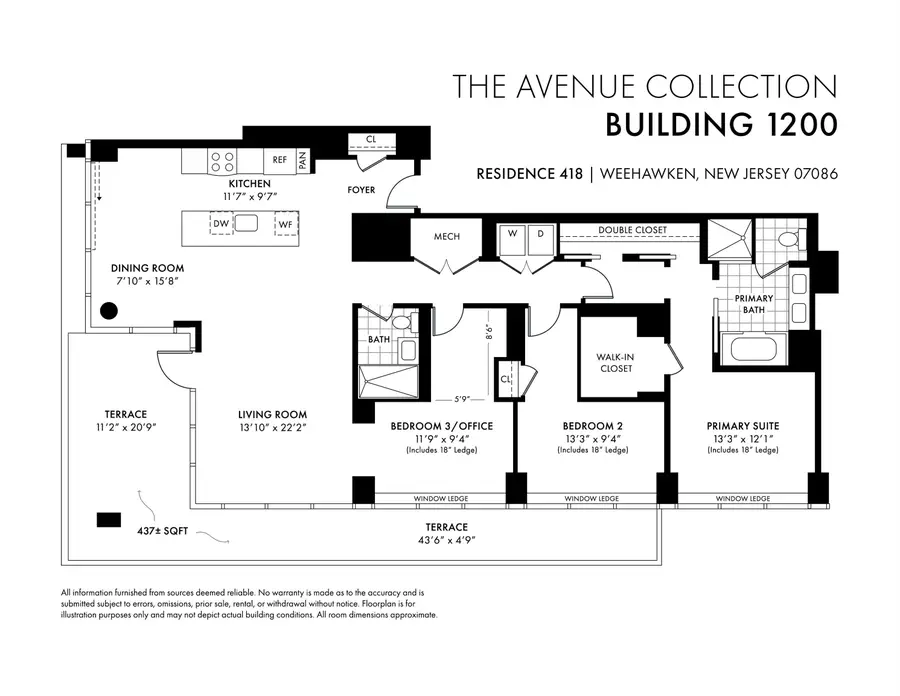 1200 AVENUE AT PORT IMPERIAL #418, Weehawken, NJ 07086 - #2