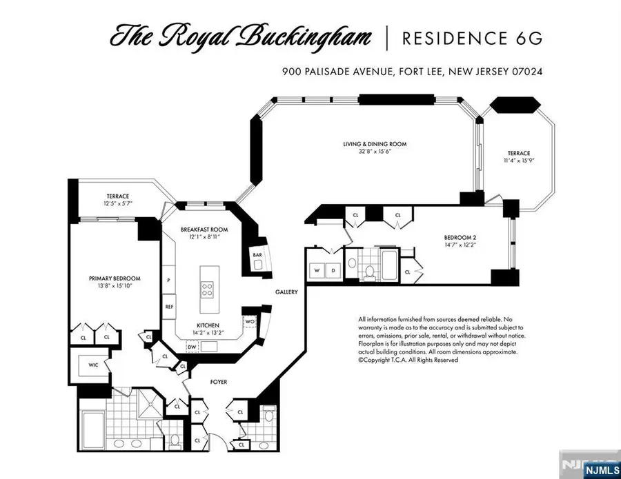 900 Palisade Avenue 6G, Fort Lee, NJ 07024 - #3
