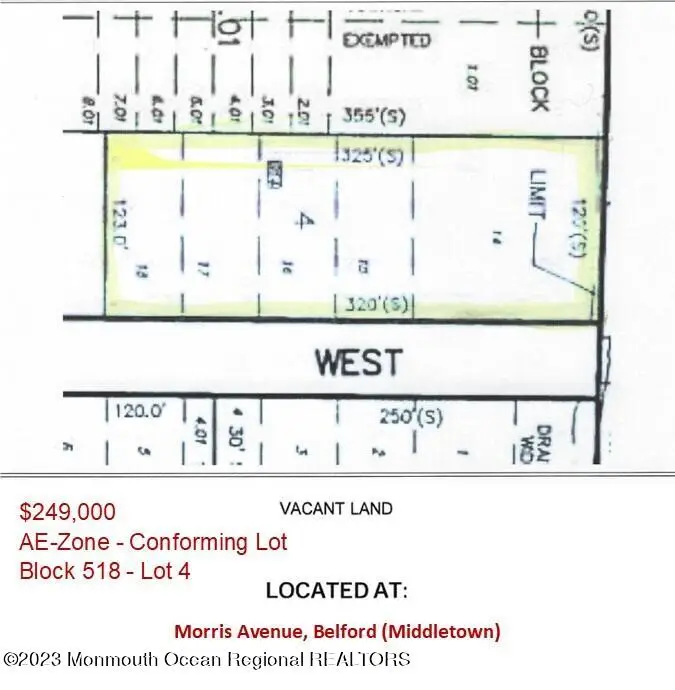 0 Morris Avenue, Belford, NJ 07718 - Image #2