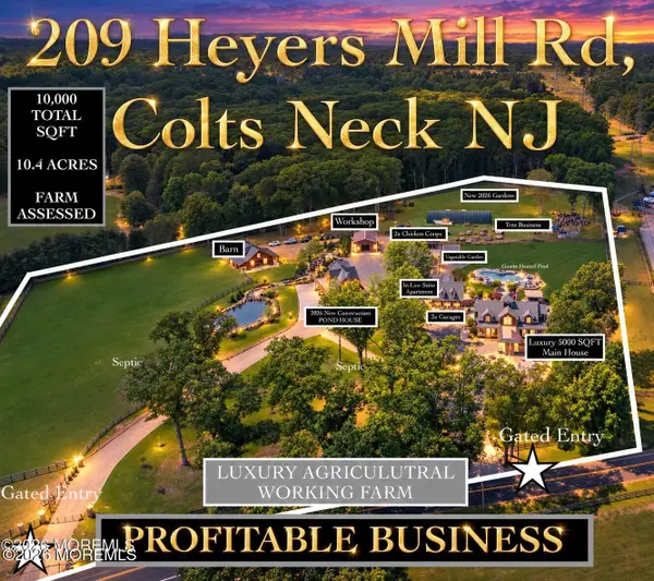 209 Heyers Mill Road, Colts Neck, NJ 07722