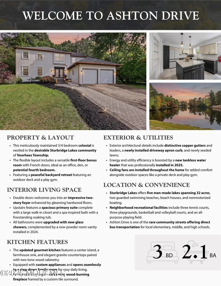 8 Ashton Drive, Voorhees, NJ 08043 - #3